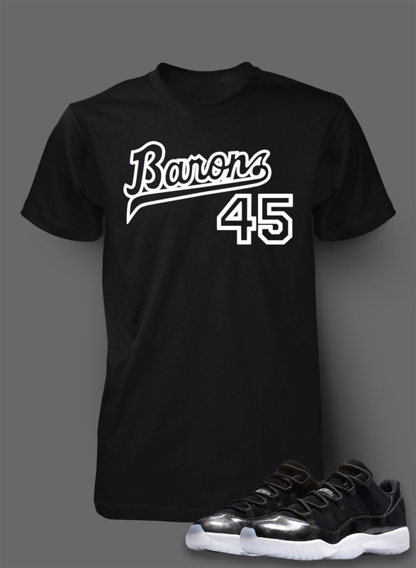 Mens Pro Club Shaka RTP Tee Shirt to Match AIR J11 Barons 45 Shoe Big Tall Small