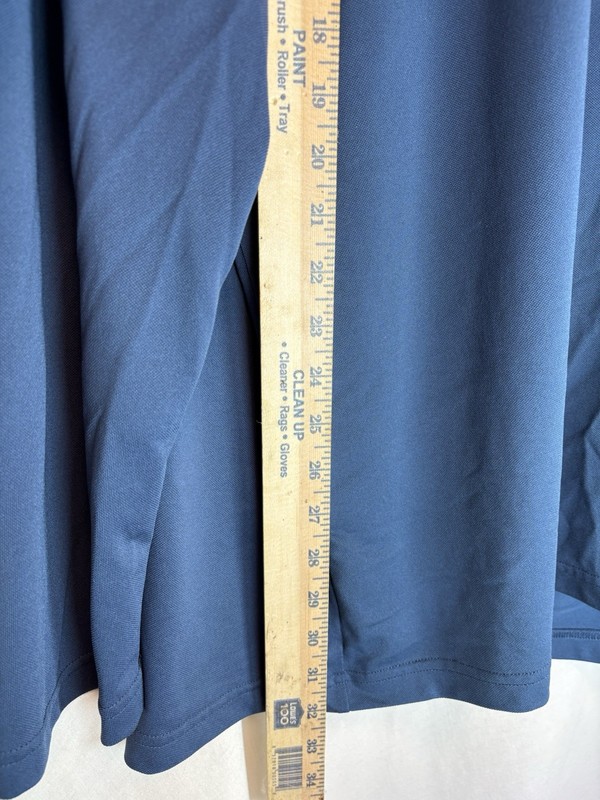 Dickies Performance Moisture Wicking Long Sleeve Pocket Blue T-Shirt Mens 3XL gallery