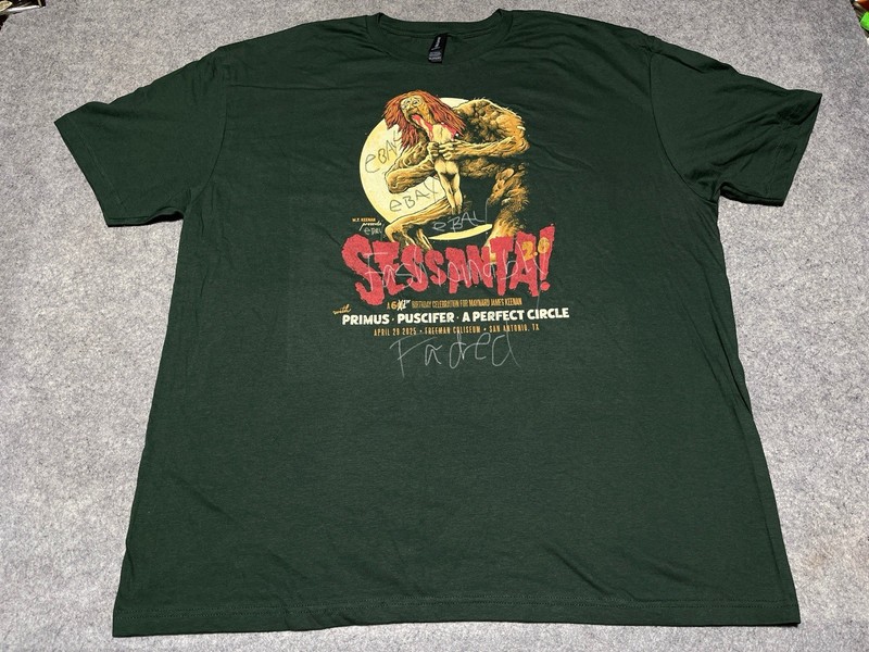 NEW 1 Night Only SESSANTA 2XL Green Concert Tour 3 Eyed Crazy Shirt SATX 4/29/25