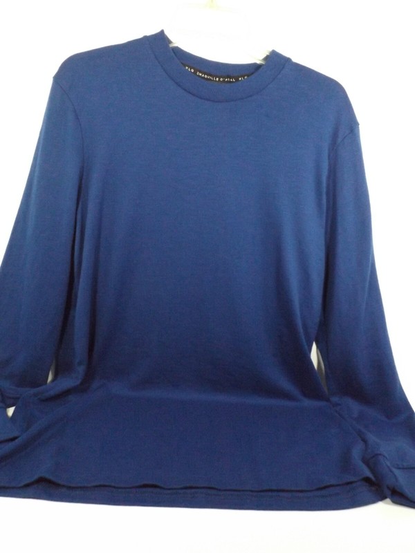 Shaquille O’Neal Big & Tall XLG Blue Long Sleeve Shirt Men’s Casual
