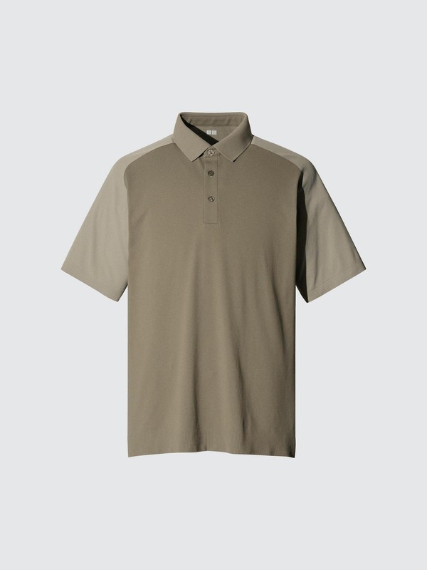 Genuine UNIQLO Broadcloth Shirt (Button-Down Collar) Striped E BROWN MEN