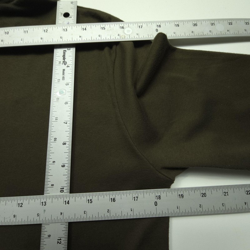 VTG Duofold Mens Shirt Large Brown Green Tint Turtleneck Base Layer Long Sleeve gallery