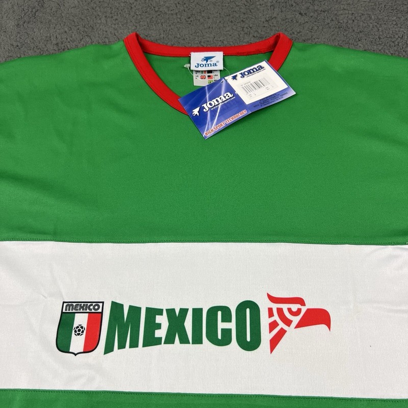 Mexico Soccer Jersey Mens Large Green Joma Short Sleeve Activewear Futbol gallery