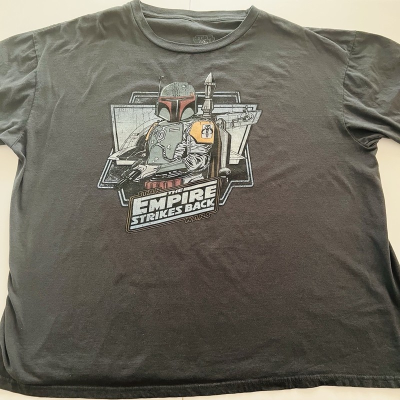 Boba Fett Slave 1 Retro T-Shirt Star Wars Empire Strikes Back – Unisex Size: 3XL