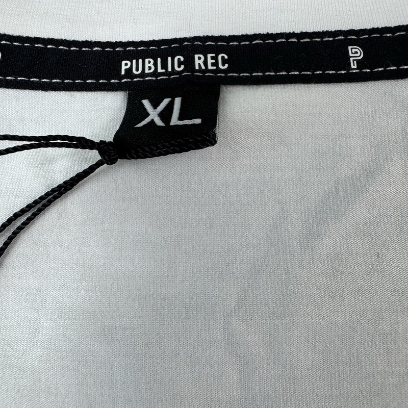 Public Rec Solid White Go To Tee Men’s S/S V Neck T Shirt Size XL NWT gallery
