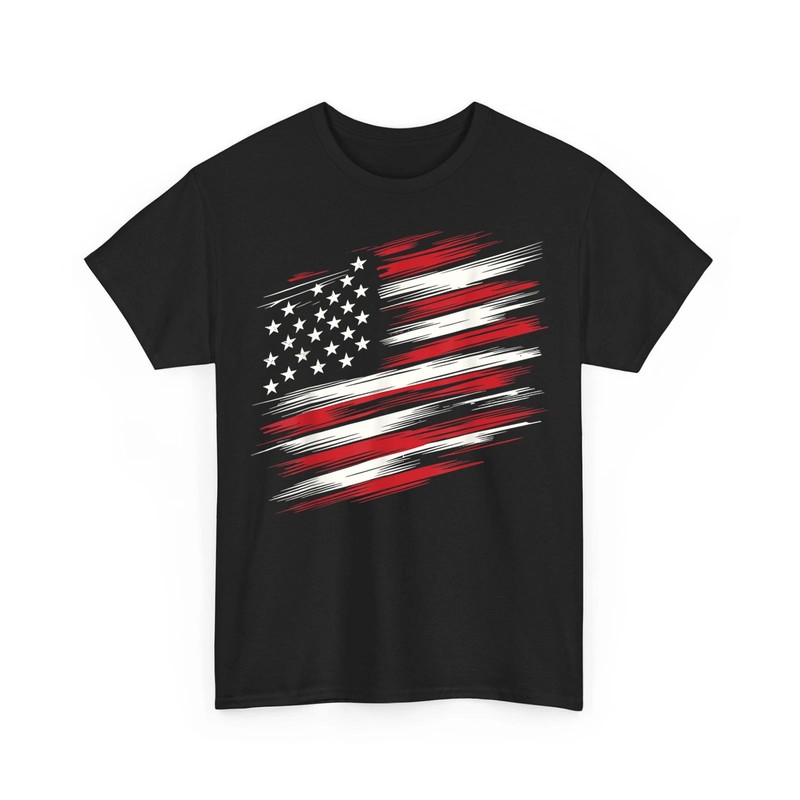 4th of July Fourth of July Patriotic American Flag Unisex T-Shirt