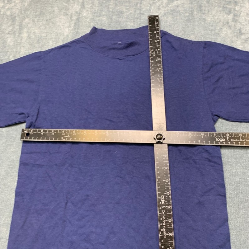 Vintage Hanes Beefy-T T Shirt Men's S 34-36 Purple Cotton Short Sleeve Classic gallery