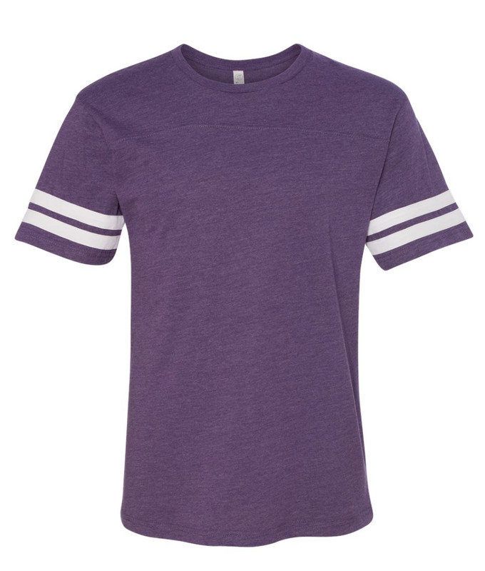 LAT Mens Adult Football Fine Jersey Tee T Shirt Blank Plain 6937 Size SMALL