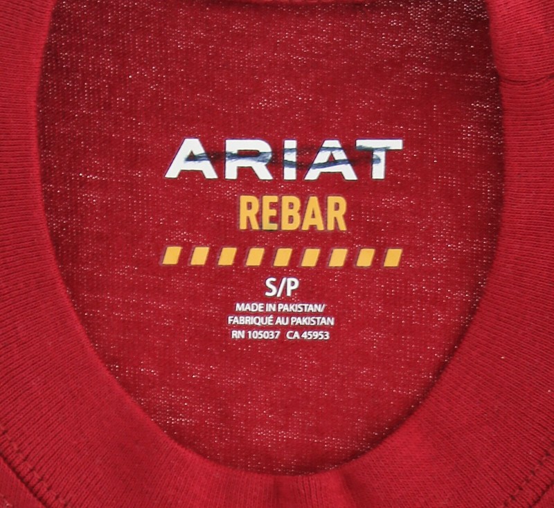 Ariat Men's Graphic T-Shirt Rebar Cotton Strong Blended, Short Sleeve Pre-Wash gallery