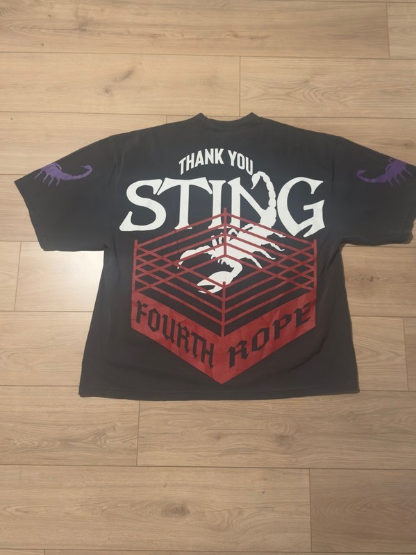 Westside Gunn 'Thank You Sting' T-Shirt XL 4th Rope WWE AEW, Oversized Fit (XL) gallery