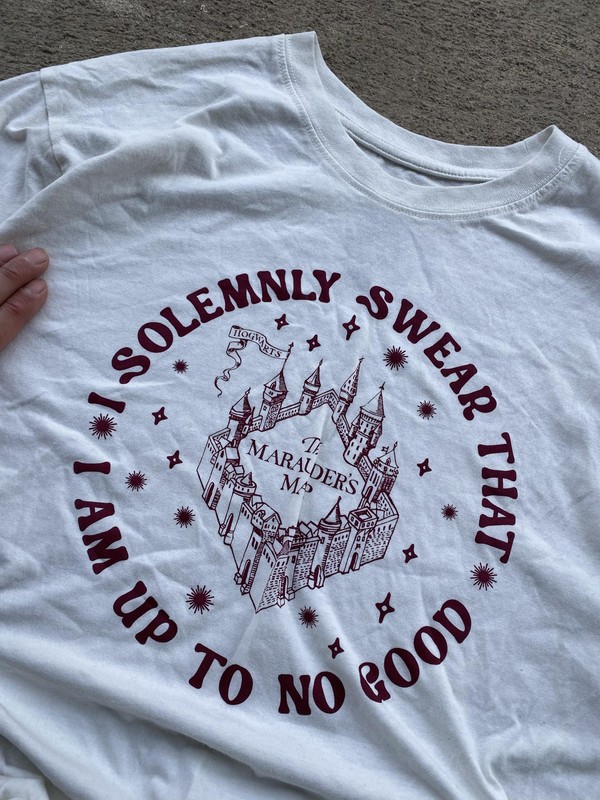 Wizarding World Harry Potter Shirt Mens Medium White Marauders Map Graphic Tee gallery