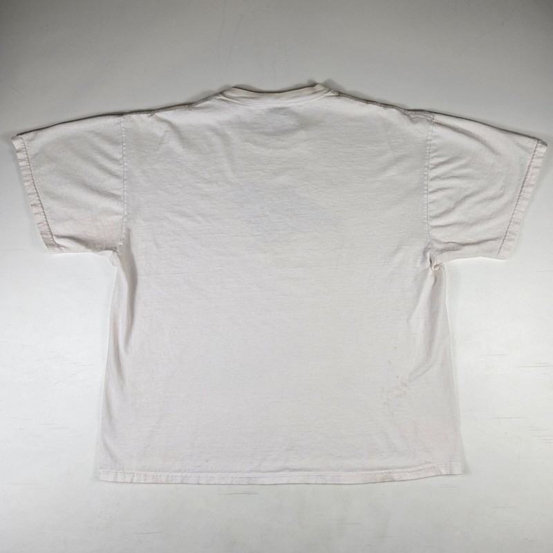 Vintage Carolina Panthers T-Shirt Men's XL White Big Logo USA Made Y2K 2000s gallery