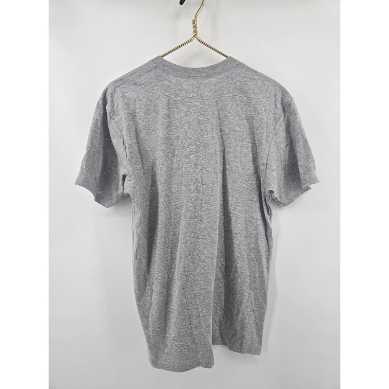 American Apparel T-Shirt Men Large Grey Fine Jersey Short Sleeve Crew Neck Solid gallery