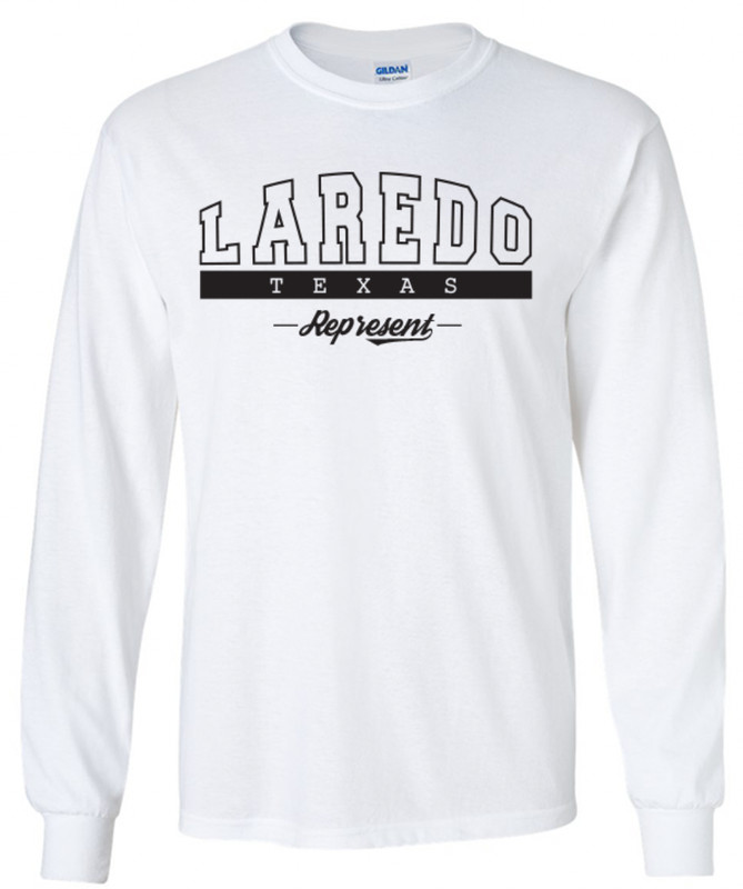 Laredo Texas State T-Shirt Long Sleeve Graphic Tees Unisex Apparel