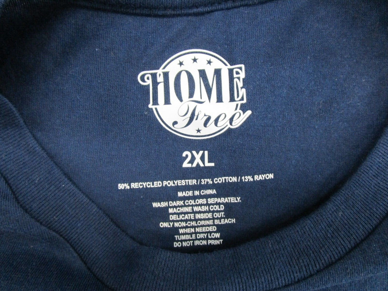 Home Free Colorado Spell Out T-Shirt in Men's Size 2XL Recycled Polyester NEW gallery