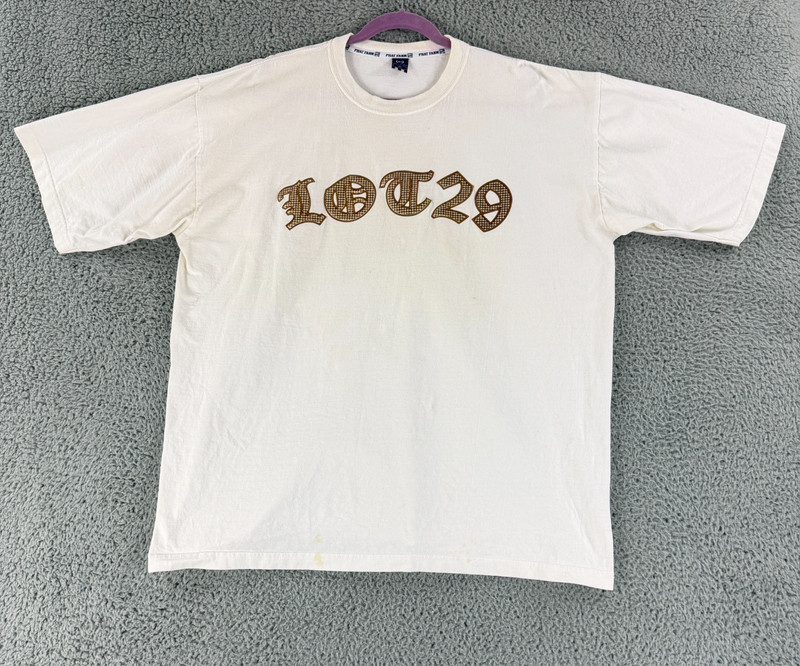 Phat Farm Lot 29 T-Shirt Mens XL White Short Sleeve Made in USA Vintage 90s