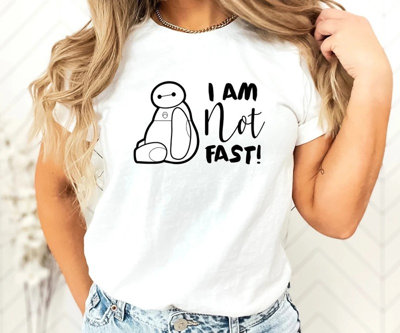 Big Hero 6 Hello I’m Baymax Disney Family World 6 Black T-Shirt 2025