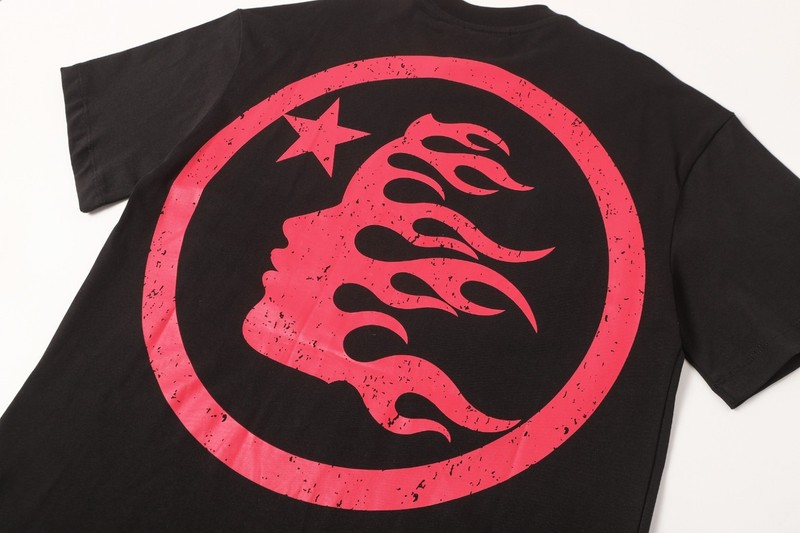 Graphic Hellstar tee shirt Men's Black Cotton NEW gallery