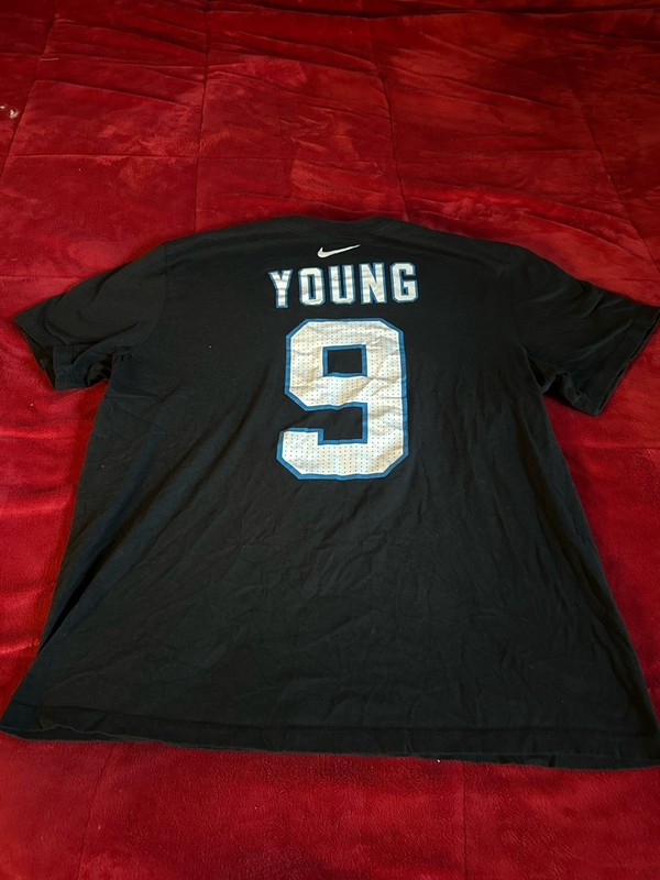 Nike Tee Shirt Carolina Panthers Bryce Young #9 Men’s Size XL Black gallery