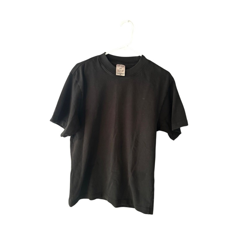 Shaka Wear Mens Heavyweight Garment Dye T-Shirt Black Small Streetwear Tee