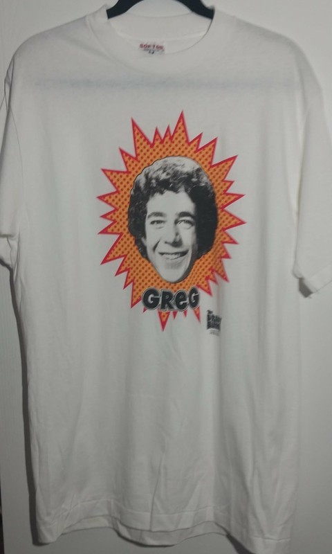 Sof Tee VTG 90s The Brady Bunch Greg White Graphic Crew Neck T-Shirt L