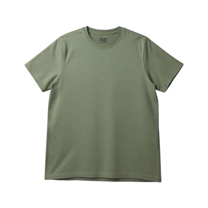 Common People Ottoman Texture Shirt Garment Dye Relaxed Fit Green L Ribbed Sleek gallery