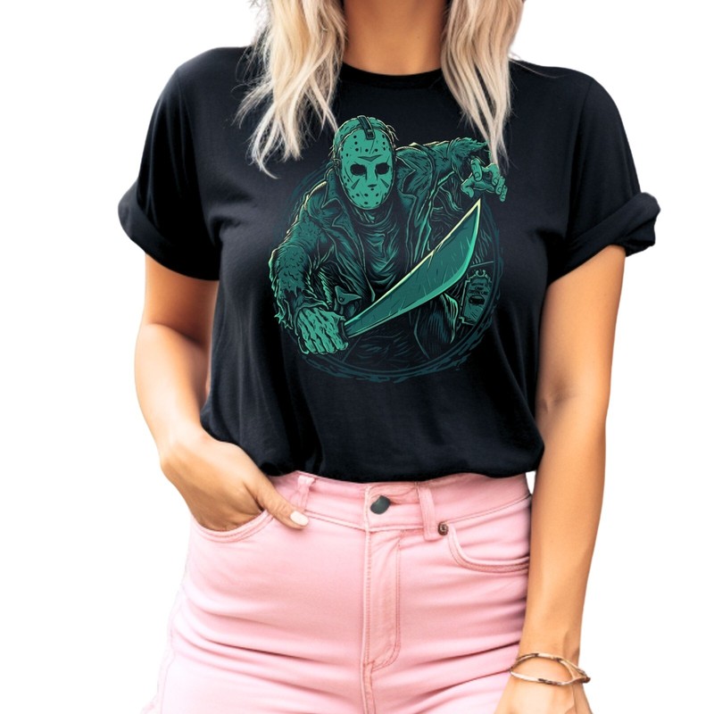 Jason Voorhees Horror Movie T-Shirt Black S-3XL Friday The 13th gallery