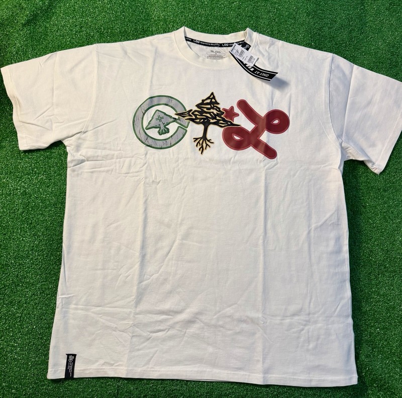 LRG Lifted Research Group Graphic’s T-Shirt Brown Puff Print NWT Size 2XL