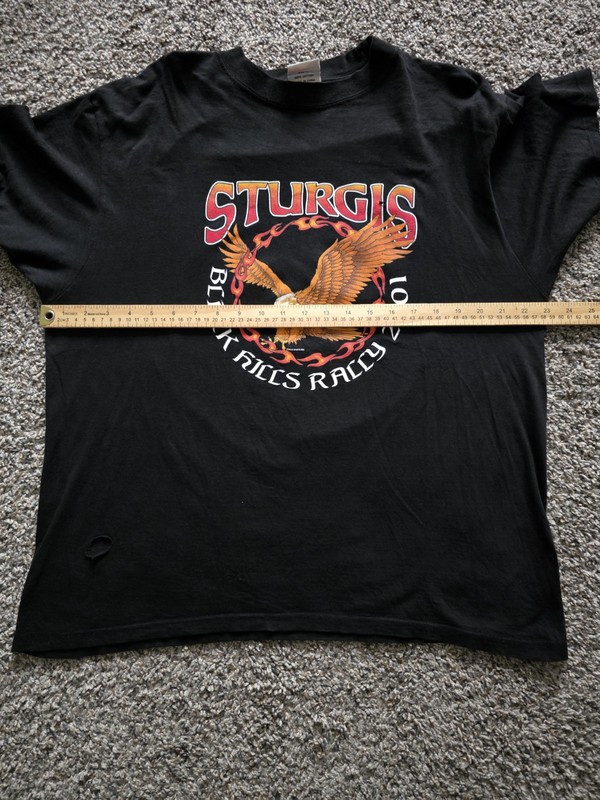 Vintage Rare Sturgis Black Hills Rally 2001 T-shirt L South Dakota USA Harley gallery