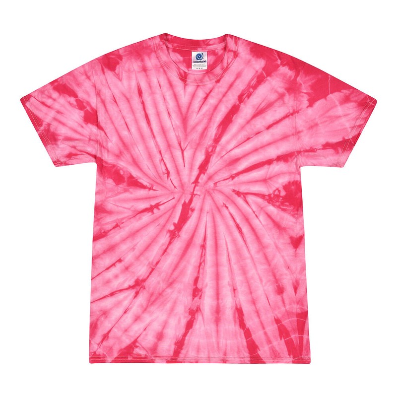 Tie Dye T-Shirts Multi-Color Adult XL 100% Cotton Colortone gallery