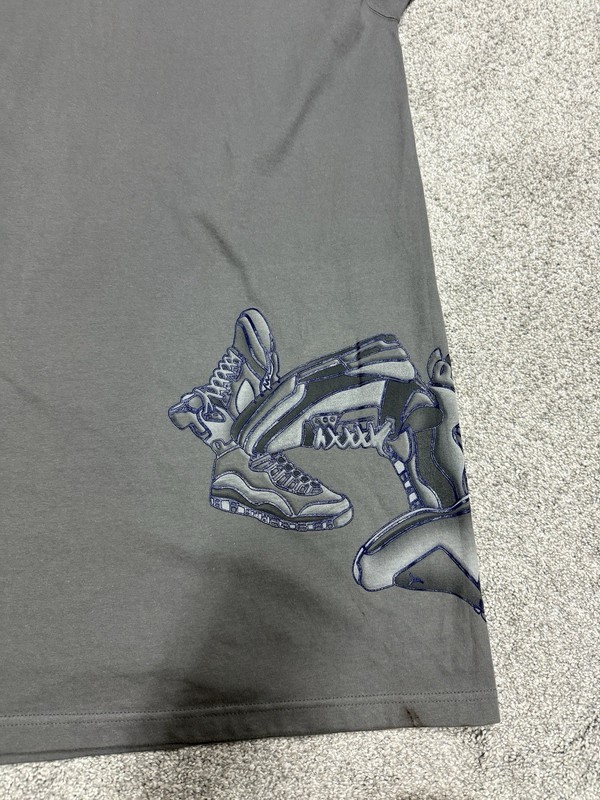 Nike Air Jordan T Shirt 20th Anniversary 2005 History of Sneaker Gray 3XL NEW gallery
