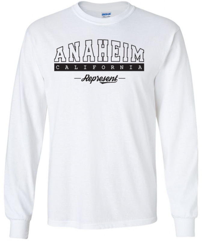 Anaheim California State T-Shirt Long Sleeve Graphic Tees Unisex apparel Design gallery