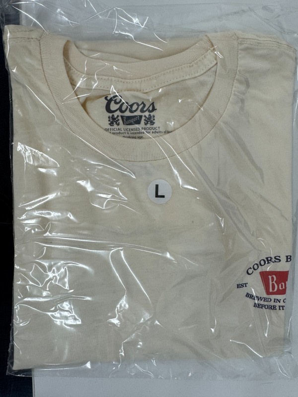 COORS BANQUET BREWED IN COLORADO T SHIRT OFFICIAL LICENSE TEE gallery