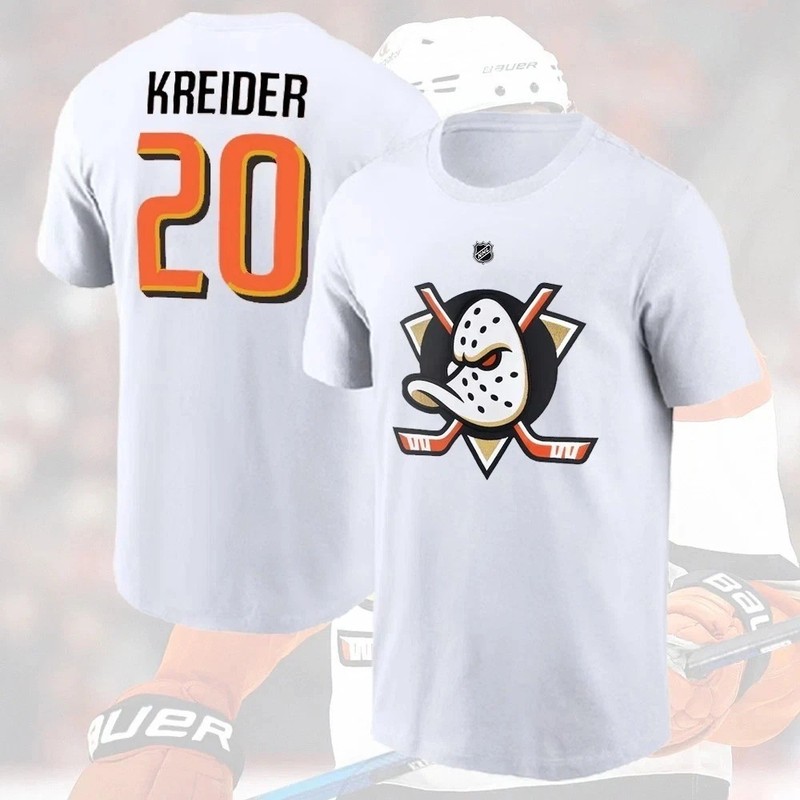 HOT SALE – Chris Kreider #20 Anaheim Ducks 2025 Player Name & Number Fastship