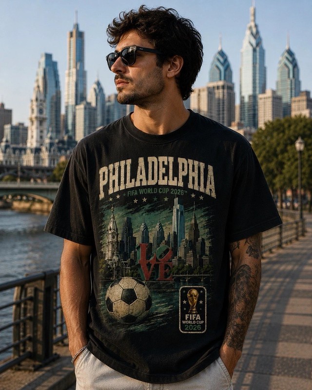 FIFA Philadelphia Homestyle T-shirt, FIFA 2026 Tee, Fifa World Cup Graphic Shirt