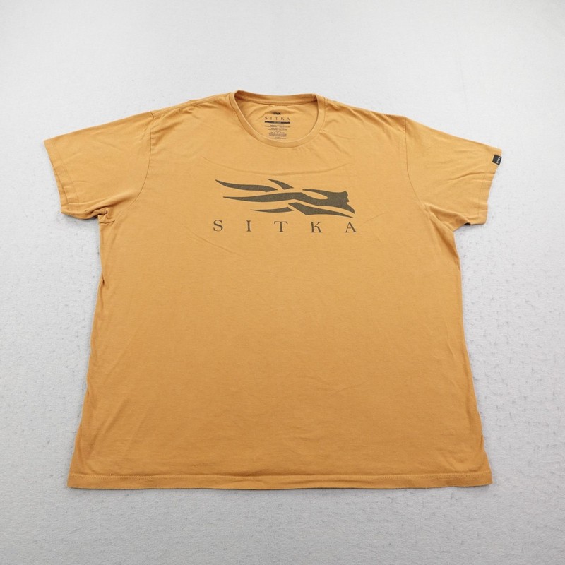 Sitka Shirt Mens 2XL Beige Tan Ultralight Hunting Short Sleeve Outdoors Tee
