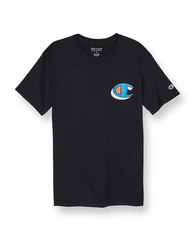 Champion Classic Tee Logo Black SZ S