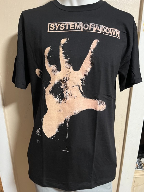 SYSTEM OF A DOWN T SHIRT Color BLACK Size 2XL