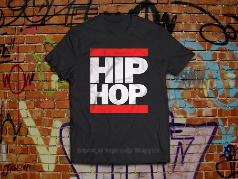 Classic Hip-Hop Black Shirt Throwback Size Medium gallery