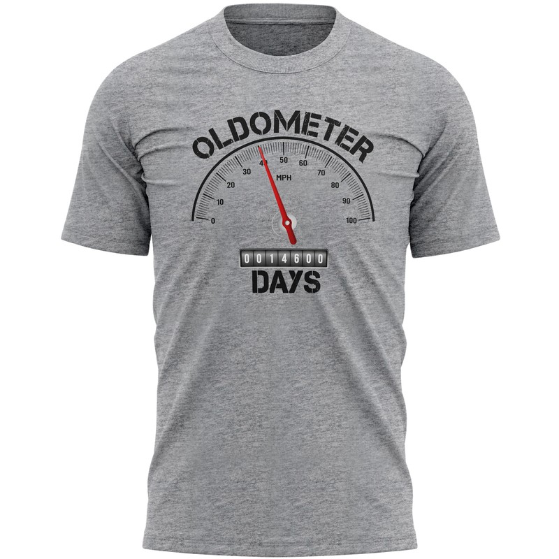 Oldometer 40th Birthday Mens T Shirt shirt Funny Him fortieth milestone bday Men
