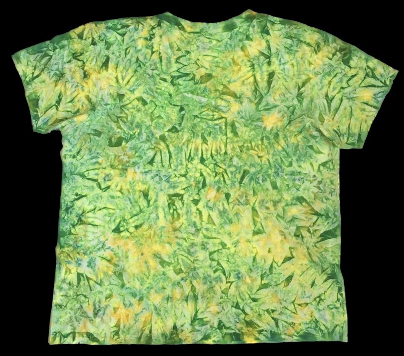 *New* 2XL - Sm Handmade Tie Dye, Lemon Lime Cruncht Crinkle, Crew or V-Neck gallery