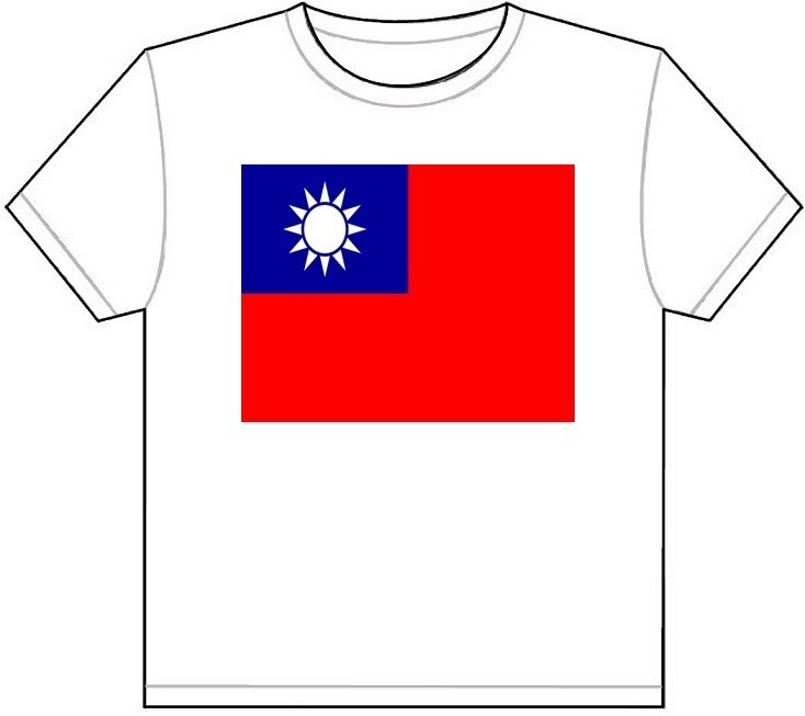 TAIWAN COUNTRY FLAG T-SHIRT TEE PICTURE PHOTO east asia china taipei new 1808
