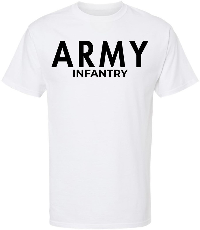 Army Infantry Physical Training T-Shirt U.S. Military Supply PT Running Tee gallery