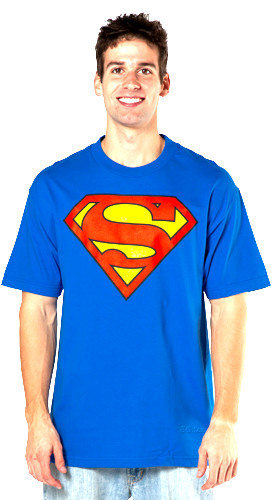 Superman, Classic Logo, T-Shirt, Cotton( Adult Sizes: S,M,L, XL) gallery