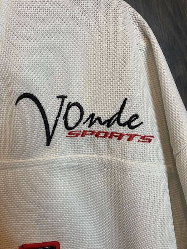 Vonde Sports Jersey Full Zip Adult XL White gallery
