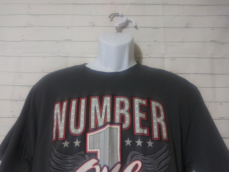 Men's Alstyle Gray Number 1 Grampa Graphic Tshirt, Size L gallery