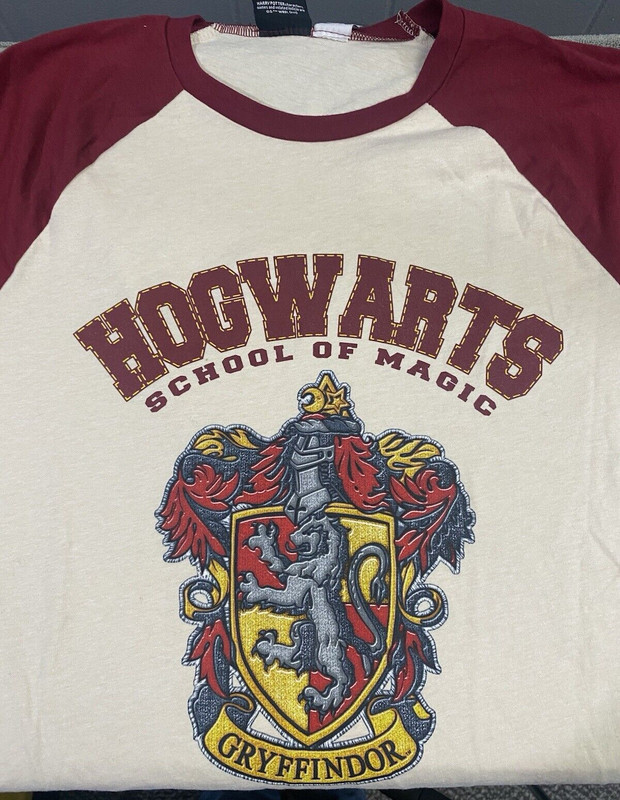 Harry Potter Hogwarts School Of Magic Gryffindor Adult Shirt Size XL