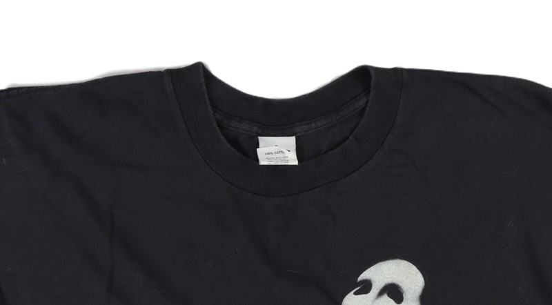 VTG 1986 USA Adult XL PHANTOM OF THE OPERA 100% Cotton Black Mask Lapel T-Shirt gallery