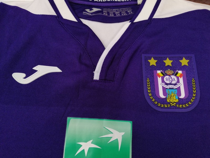 Anderlecht Belgium 2019 - 2020 home football shirt jersey JOMA size XS - S gallery