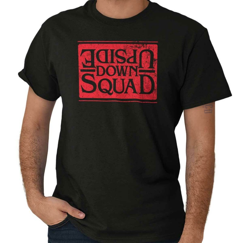 Scary TV Show Squad Alternate Universe Nerdy Adult Short Sleeve Crewneck Tee
